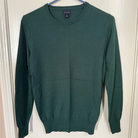 J. Crew Other - Men’s XS Forest Green J.Crew Factory Merino Wool-Blend Crewneck Sweater